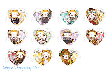 Fate系列 小浣熊系列 心形徽章 (11 個入) Fate/Grand Order -Absolute Demonic Battlefront: Babylonia- x Rascal the Raccoon Heart Can Badge (11 Pieces)【Fate Series】