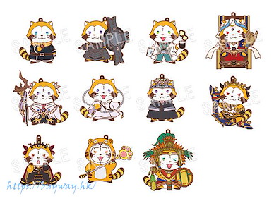 Fate系列 小浣熊系列 橡膠掛飾 (11 個入) Fate/Grand Order -Absolute Demonic Battlefront: Babylonia- x Rascal the Raccoon Rubber Strap (11 Pieces)【Fate Series】