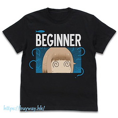 放學後堤防日誌 (細碼)「鶴木陽渚」黑色 T-Shirt Hina's Beginner T-Shirt /BLACK-S【Diary of Our Days at the Breakwater】