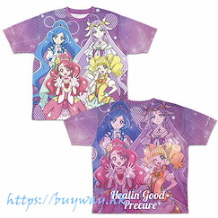 光之美少女系列 (大碼) 雙面 全彩 T-Shirt Double-sided Full Graphic T-Shirt /L【Pretty Cure Series】