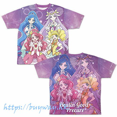 光之美少女系列 (中碼) 雙面 全彩 T-Shirt Double-sided Full Graphic T-Shirt /M【Pretty Cure Series】
