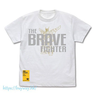 勇者系列 (加大)「勇者凱撒」白色 T-Shirt Brave Exkaiser T-Shirt /WHITE-XL【Brave Series】