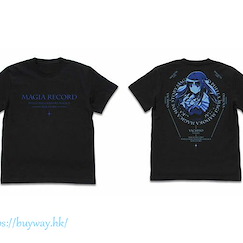 魔法少女小圓 : 日版 (中碼)「七海八千代」Ver.2.0 黑色 T-Shirt
