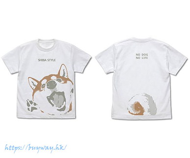 世界末日與柴犬同行 (中碼)「小春」突擊 石原雄先生設計 白色 T-Shirt Ishihara Yuu's Design Haru-san's Attack T-Shirt /WHITE-M【Doomsday With My Dog】