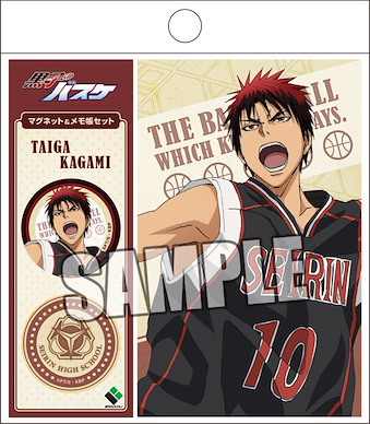 黑子的籃球 (2 枚入)「火神大我」Memo set 附磁石貼 (2 Pieces) Magnet & Memo Set Kagami Taiga【Kuroko's Basketball】