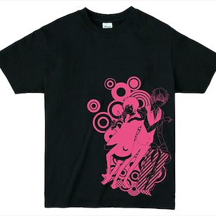 無頭騎士異聞錄 DuRaRaRa!! (中碼)「臨也 + 静雄」夜光 黑色 T-Shirt (M Size) T-Shirt Izaya + Shizuo B【Durarara!!】