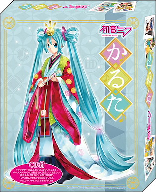 VOCALOID系列 CD + 初音和服身影紙牌 (初回生産限定特典：明信片 2 枚 + 応募券) Karuta with CD First Release Limited Edition【VOCALOID Series】