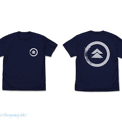 對馬戰鬼 (加大) 家紋 深藍色 T-Shirt Family Emblem T-Shirt /NAVY-XL【Ghost of Tsushima】