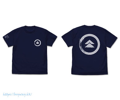對馬戰鬼 (加大) 家紋 深藍色 T-Shirt Family Emblem T-Shirt /NAVY-XL【Ghost of Tsushima】