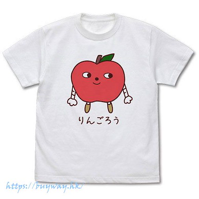 偶像大師 灰姑娘女孩 (中碼)「蘋果」白色 T-Shirt Ringorou no T-Shirt /WHITE-M【The Idolm@ster Cinderella Girls】