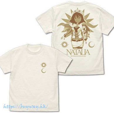 偶像大師 灰姑娘女孩 (中碼)「娜塔莉亞」香草白 T-Shirt Sol Kamal no Natalia T-Shirt /VANILLA WHITE-M【The Idolm@ster Cinderella Girls】
