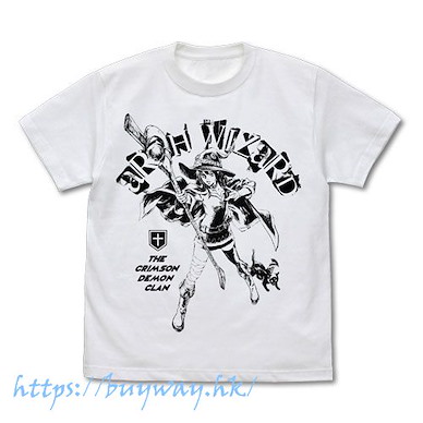 為美好的世界獻上祝福！ (加大)「惠惠 + 點仔」末弥純 Ver. 白色 T-Shirt Megumin T-Shirt Jun Suemi Ver./WHITE-XL【KonoSuba: God's Blessing on This Wonderful World!】