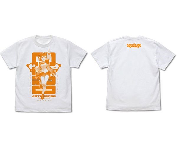 電音部 : 日版 (大碼)「日高零奈」白色 T-Shirt