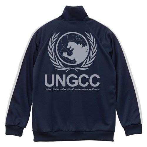 哥斯拉系列 : 日版 (大碼)「UNCGG」深藍×白 球衣