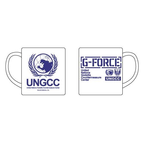 哥斯拉系列 : 日版 「UNGCC」陶瓷杯