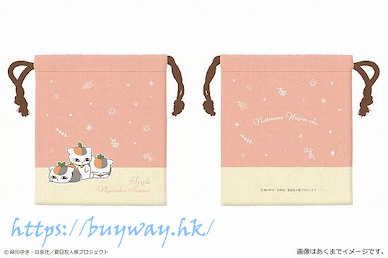 夏目友人帳 「貓咪老師」03 索繩小物袋 Drawstring Bag 03 Triple Nyanko Sensei C【Natsume's Book of Friends】