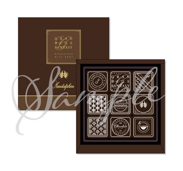 碧藍幻想 : 日版 「Sandalphon」Chocolate Gift 2021 朱古力
