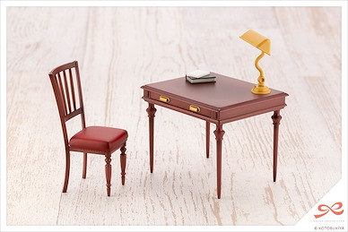 創彩少女庭園 1/10「復古桌椅」組裝模型 1/10 After School Retro Desk【Sousai Shojo Teien】
