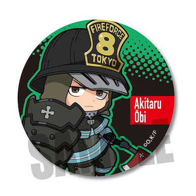 炎炎消防隊 「秋樽櫻備」Action 系列 收藏徽章 Action Series Can Badge Akitaru Oubi【Fire Force】