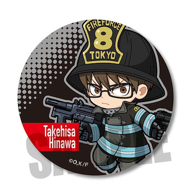 炎炎消防隊 「武久火繩」Action 系列 收藏徽章 Action Series Can Badge Takehisa Hinawa【Fire Force】