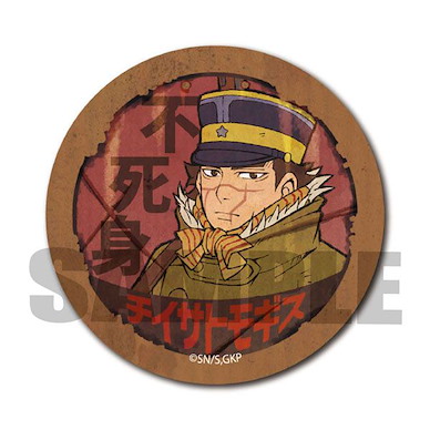 黃金神威 「杉元佐一」彷舊招牌徽章 Retro Signboard Can Badge Saichi Sugimoto【Golden Kamuy】