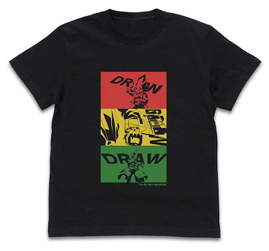 遊戲王 系列 (細碼)「王道遊我」のドロー！黑色 T-Shirt Yuga's Draw! T-Shirt /BLACK-S【Yu-Gi-Oh!】