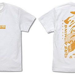 鬼滅之刃 (中碼)「我妻善逸」無限列車篇 雷の呼吸 白色 T-Shirt Mugen Train Arc Thunder Breathing Zenitsu Agatsuma T-Shirt /WHITE-M【Demon Slayer: Kimetsu no Yaiba】