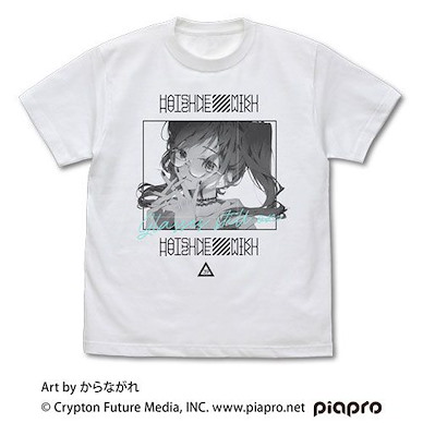 VOCALOID系列 (加大)「初音未來」 からながれVer. 白色 T-Shirt Hatsune Miku T-Shirt Karanagare Ver. /WHITE-XL【VOCALOID Series】