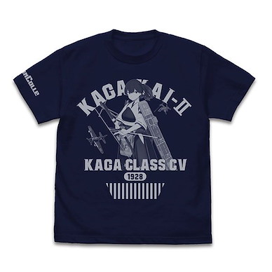 艦隊 Collection -艦Colle- (細碼)「加賀」改二護 深藍色 T-Shirt Kaga Kai Ni Go T-Shirt /NAVY-S【Kantai Collection -KanColle-】