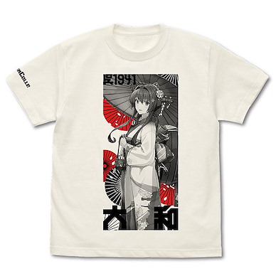 艦隊 Collection -艦Colle- (大碼)「大和」晴れ着mode 香草白 T-Shirt Yamato T-Shirt Dressed Up mode/VANILLA WHITE-L【Kantai Collection -KanColle-】