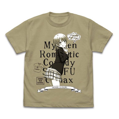 果然我的青春戀愛喜劇搞錯了。 (中碼)「一色彩羽」深卡其色 T-Shirt Iroha T-Shirt /SAND KHAKI-M【My youth romantic comedy is wrong as I expected.】