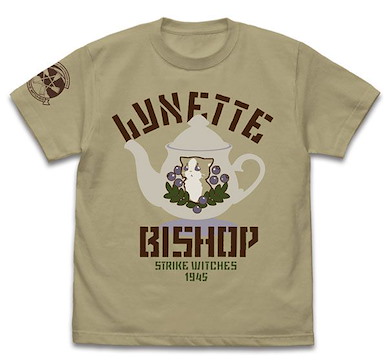 強襲魔女系列 (加大)「莉涅特」第501統合戰鬥航空團 深卡其色 T-Shirt 501st Joint Fighter Wing Lynette Bishop Personal Mark T-Shirt /SAND KHAKI-XL【Strike Witches Series】