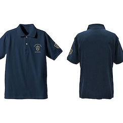 BEASTARS (加大)「チェリートン学園」藍紫色 Polo Shirt Cherryton Academy Polo Shirt /INDIGO-XL【BEASTARS】