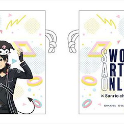 刀劍神域系列 「桐谷和人 + Kuromi」Sanrio 系列 索繩小物袋 Sanrio Characters Drawstring Bag Kirito x Kuromi New Illustration ver.【Sword Art Online Series】
