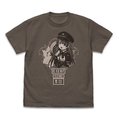 愛上火車 (大碼)「鈴白」暗黑 T-Shirt Rail Romanesque Suzushiro T-Shirt /CHARCOAL-L【Maitetsu】
