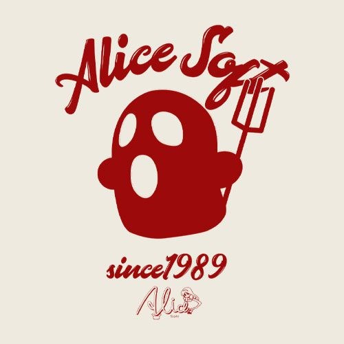 AliceSoft (アリスソフト) : 日版 (中碼) 品牌 Logo 香草白 T-Shirt