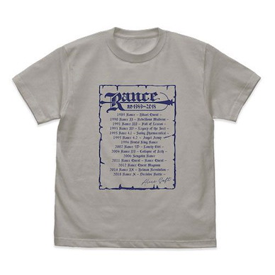 蘭斯系列 (細碼) 蘭斯歷史 淺灰 T-Shirt Rance History T-Shirt /LIGHT GRAY-S【Rance】