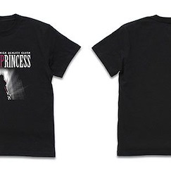 在魔王城說晚安 : 日版 (加大)「栖夜公主」SCISSOR PRINCESS 黑色 T-Shirt