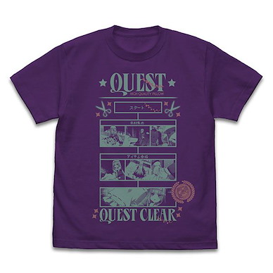 在魔王城說晚安 (細碼)「栖夜公主」特製の睡眠枕 紫色 T-Shirt Princess Syalis' Quest: High Quality Pillow T-Shirt /PURPLE-S【Sleepy Princess in the Demon Castle】