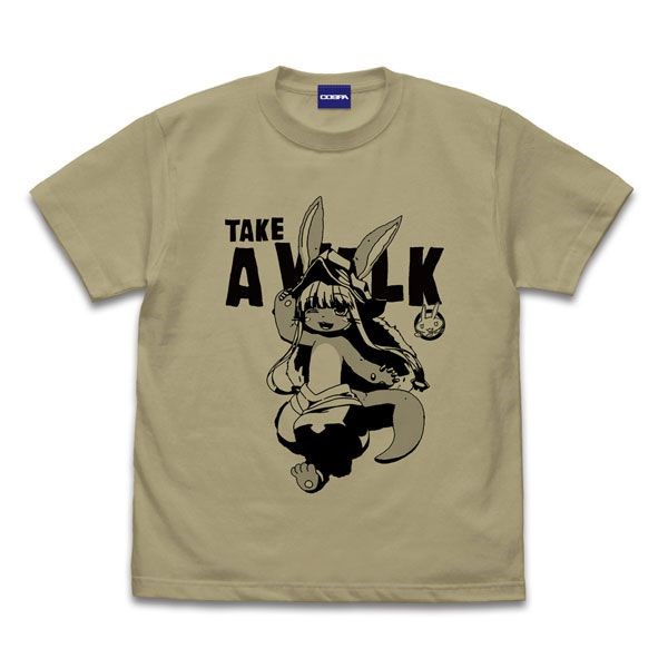 來自深淵 : 日版 (細碼)「娜娜奇」TAKE A WALK 烈日的黃金鄉 深卡其色 T-Shirt