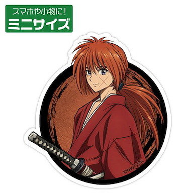 浪客劍心 「緋村劍心」明治劍客浪漫傳奇 迷你貼紙 (6.3cm × 5.9cm) TV Anime "-Meiji Swordsman Romantic Story-" Kenshin Himura Mini Sticker【Rurouni Kenshin】