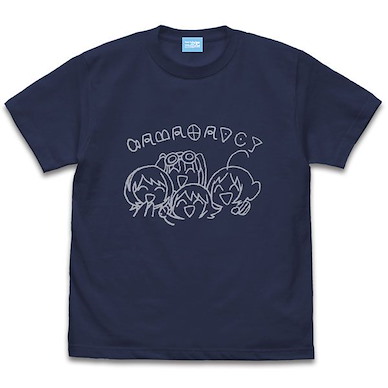 星靈感應 (細碼) 火箭研究同好會 藍紫色 T-Shirt Rocket Research Club T-Shirt /INDIGO-S【Stardust Telepath】