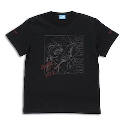 機動戰艦 (大碼) 機動戰艦 The prince of darkness Black Sarena 黑色 T-Shirt Black Sarena T-Shirt /BLACK-L【Martian Successor Nadesico】