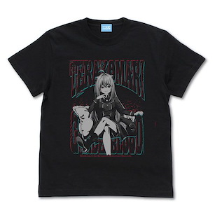 家裏蹲吸血姬的鬱悶 (加大)「黛拉可瑪莉」黑色 T-Shirt TV Anime Terakomari Gandesblood T-Shirt /BLACK-XL【The Vexations of a Shut-In Vampire Princess】