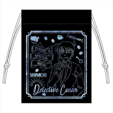名偵探柯南 「工藤新一」Scratch Art 索繩小物袋 Scratch Art Drawstring Bag Shinichi Kudo【Detective Conan】