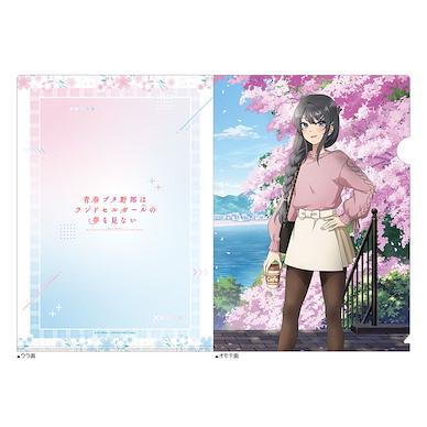 青春豬頭少年系列 「櫻島麻衣」櫻 A4 文件套 Clear File Sakurajima Mai / Cherry Blossoms【Rascal Does Not Dream of Bunny Girl Senpai Series】