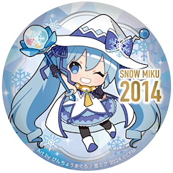 VOCALOID系列 : 日版 「初音未來」SNOW MIKU 2024 15周年紀念 2014 Ver. 76mm 徽章