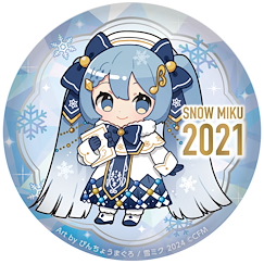 VOCALOID系列 : 日版 「初音未來」SNOW MIKU 2024 15周年紀念 2021 Ver. 76mm 徽章