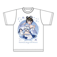 出租女友 (均碼)「更科瑠夏」星座 Ver. 白色 T-Shirt Original Illustration Graphic T-Shirt Constellation Ver. Sarashina Ruka【Rent-A-Girlfriend】