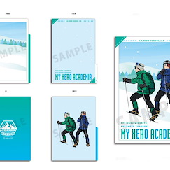 我的英雄學院 「綠谷出久 + 轟焦凍」JUMP！3層文件套 Snowy Mountain Climbing 3 Pockets Clear File Midoriya Izuku & Todoroki Shoto【My Hero Academia】